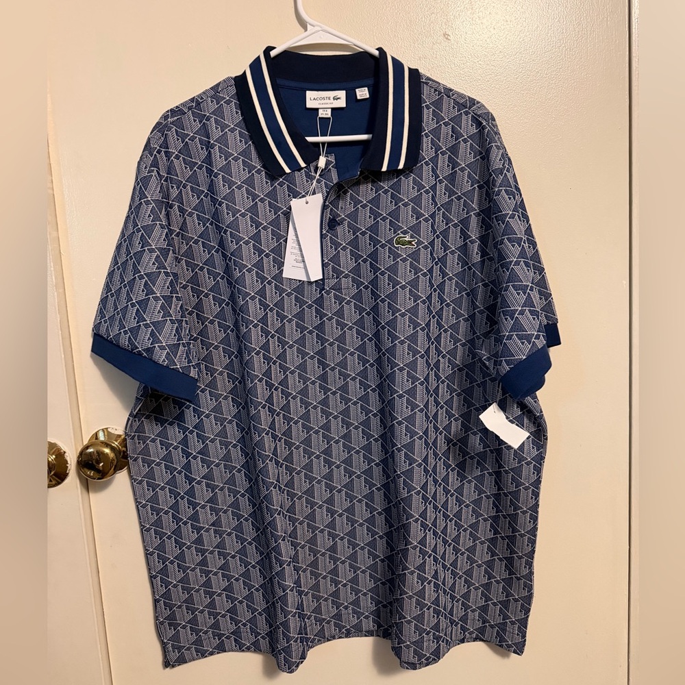 Lacoste Men's Blue Polo Shirt